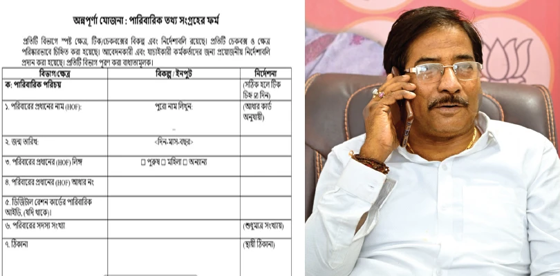 নথি দেখাতে ভয় পেলে বাংলাদেশে চলে যান, অন্নপূর্ণা যোজনার ফর্ম নিয়ে বিস্ফোরক সাংসদ জগন্নাথ