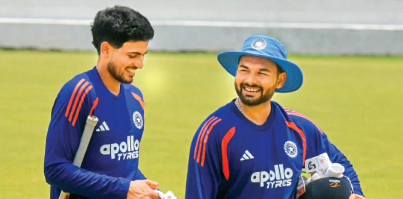 অনুশীলনে গা ঘামালেন ক্যাপ্টেন শুভমান গিল