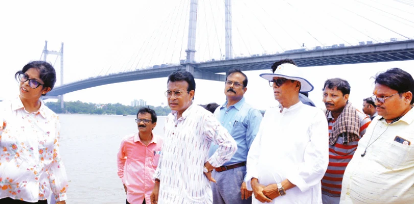 শিবপুর শ্মশান ও গঙ্গার ঘাট সংস্কারে উদ্যোগ,  পরিকাঠামোর বেহাল দশায় ক্ষুব্ধ বিধায়ক