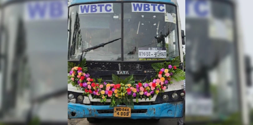 কুলিয়া থেকে হাওড়া সরকারি বাস পরিষেবা শুরু