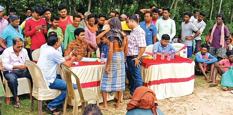 পাট্টা পেলেও জমির দখল পাননি, বিষ্ণুপুরে শুনানিতে হল নথি পরীক্ষা