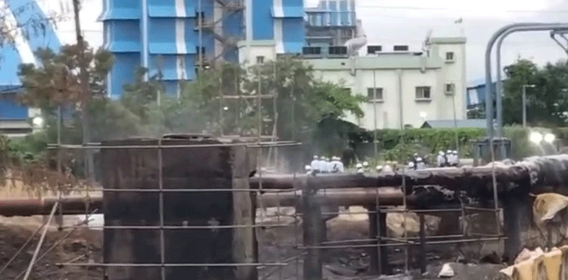 হলদিয়া অগ্নিকাণ্ডের তদন্ত রিপোর্ট জমা, এলাকার পরিদশর্নে ‘পেসোর’ বিশেষজ্ঞরা