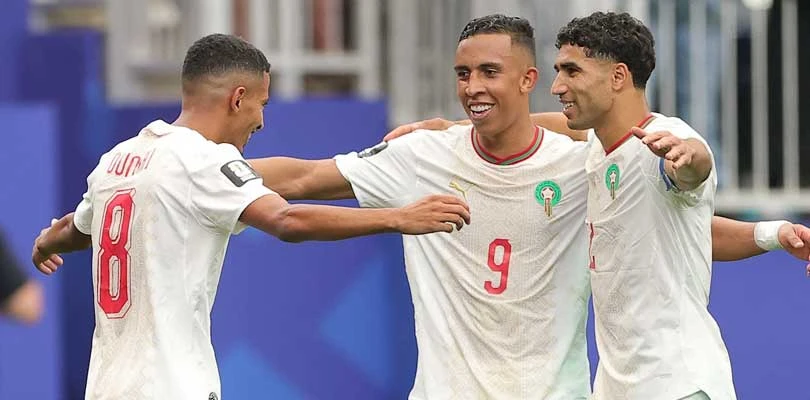 কানাডাকে হারিয়ে শেষ আটে মরক্কো