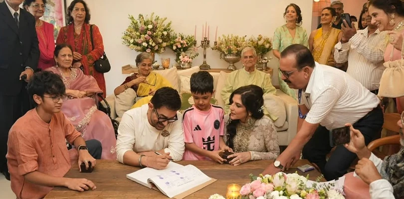 তৃতীয়বার বিবাহ বন্ধনে আমির খান, নেটদুনিয়ায় ভাইরাল বিয়ের ছবি