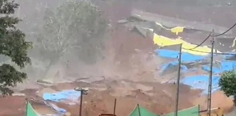 প্রবল বৃষ্টির জেরে ওয়েনাড়ে ভয়াবহ ধস, অন্তত ২ জনের মৃত্যুর আশঙ্কা