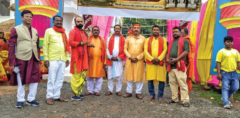 জামবনীতে রামমন্দিরে প্রাণ প্রতিষ্ঠার অনুষ্ঠানের সূচনা