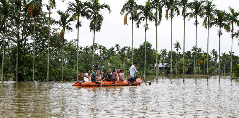 ত্রিপুরায় বন্যা পরিস্থিতি