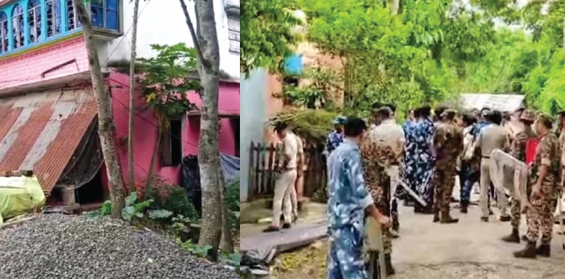 বনগাঁয় নাবালিকার অস্বাভাবিক মৃত্যু প্রেমিকের বাড়ি ভাঙচুর  ৭ পুলিশকর্মী জখম