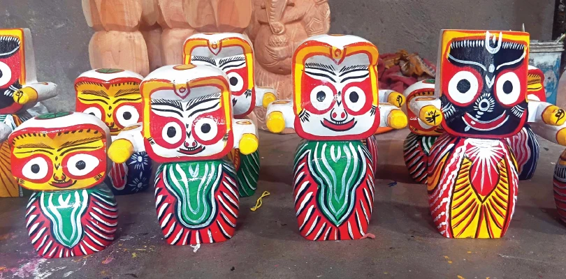 পুরীর জগন্নাথের আদলে নতুনগ্রামে  হচ্ছে ১২ হাজার কাঠের জগন্নাথদেব