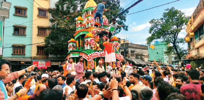 বারাসত-বারাকপুর-হাসনাবাদে  মহা ধুমধামে রথ, চলল খুঁটিপুজো
