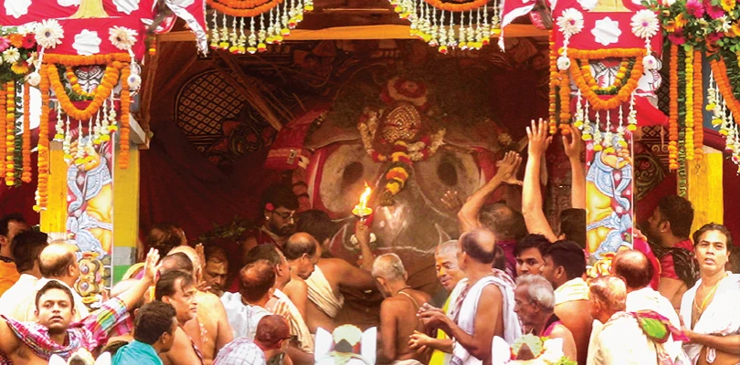শুক্রবার মাসির বাড়ি পৌঁছল জগন্নাথের রথ