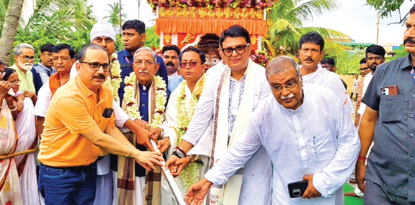 বারাসত-বারাকপুর ও হাসনাবাদে  রথযাত্রা উদযাপন, হল খুঁটিপুজো