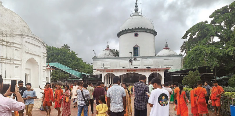 দুর্যোগ, জল্পেশ মন্দিরে হল না হেলিকপ্টার থেকে পুষ্পবৃষ্টি