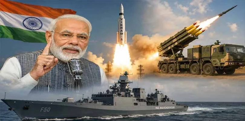 অস্ত্র উৎপাদনে দেশ নয়া শিখর ছুঁয়েছে: মোদি