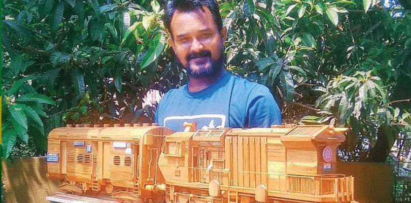 দিল্লির রেল মিউজিয়ামে বাঁশের রেল ইঞ্জিন, গণেশের শিল্পকীর্তিতে আপ্লুত চন্দননগর
