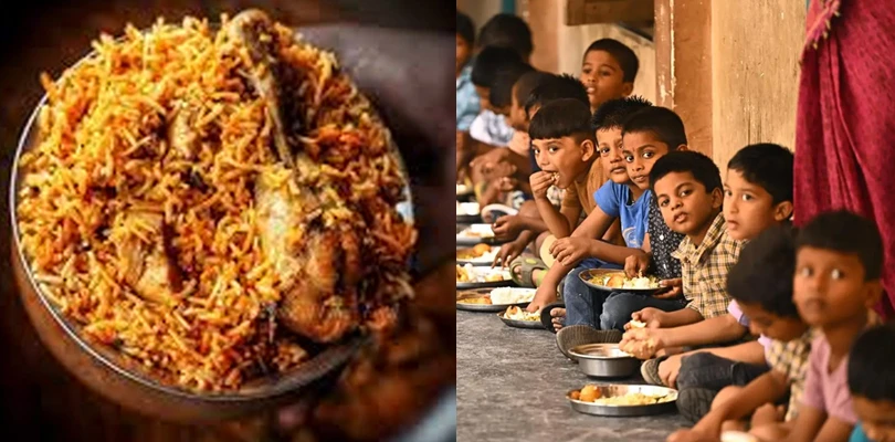 মিড ডে মিলে সপ্তাহে একদিন চিকেন বিরিয়ানি, বড় পরিবর্তনের ভাবনা মুখ্যমন্ত্রীর