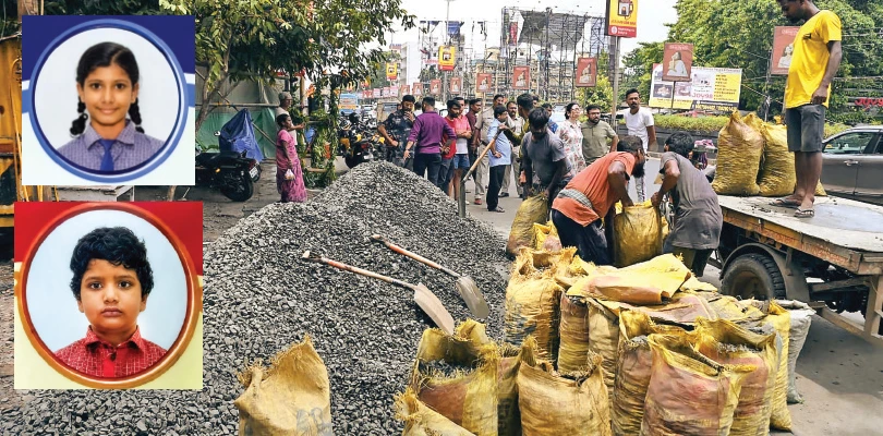 বাবার ই-স্কুটারে স্কুল যাওয়ার পথে ট্রাকের ধাক্কা, বরানগরে মর্মান্তিক মৃত্যু ভাই-বোনের