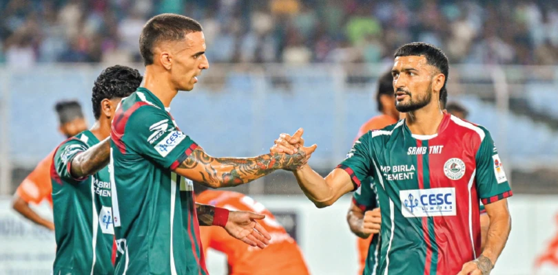 মনবীরের হ্যাটট্রিক, ৮ গোল মোহন বাগানের