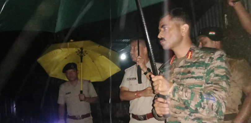 ডুয়ার্সে ভারী বৃষ্টি, ভুটানের জলে বানারহাটে প্লাবনের আশঙ্কা