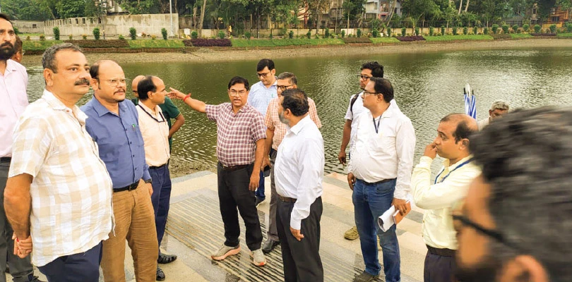 জলাশয় বাঁচিয়ে বন্যা রোধে জোর, কাজের অগ্রগতিতে সন্তুষ্ট কেন্দ্রীয় প্রতিনিধি দল