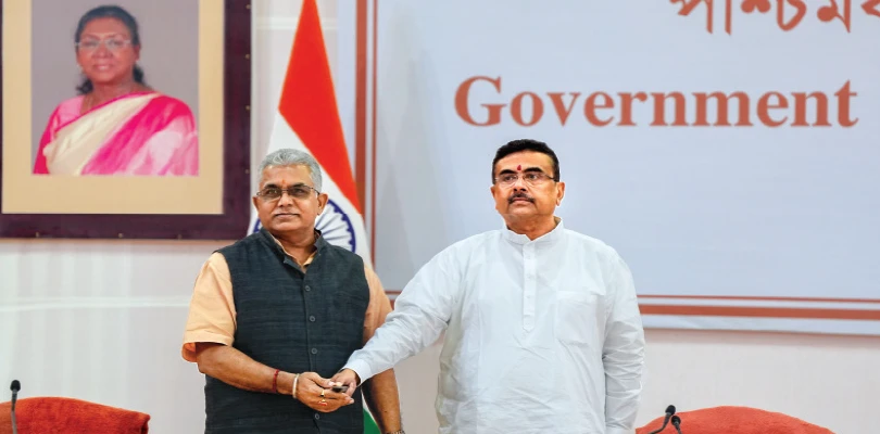 তোলাবাজি-গুন্ডাগিরি বন্ধ না হলে রাজ্যে বিনিয়োগ আসবে না, এবার সরব শুভেন্দু; চাষির থেকেও টাকা নিচ্ছে পুলিশ, বিস্ফোরক দিলীপ ঘোষ