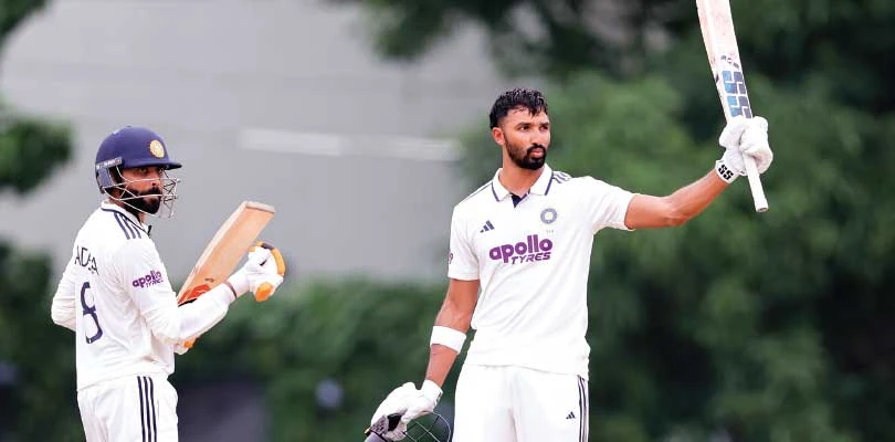 পাদিক্কালের সেঞ্চুরি, ছন্দে জাড্ডু-রাহুলও