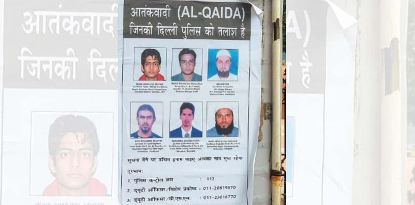 ১৯ জঙ্গির নামে পোস্টার পড়ল দিল্লিতে