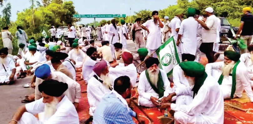 পাঞ্জাব-হরিয়ানার কৃষকদের  দিল্লি অভিযান, সতর্ক পুলিশ