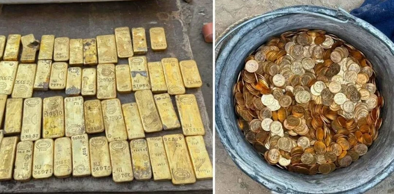 পাইপ বদলের কাজ করতে গিয়ে উদ্ধার ৯৮ কোটি টাকার গুপ্তধন