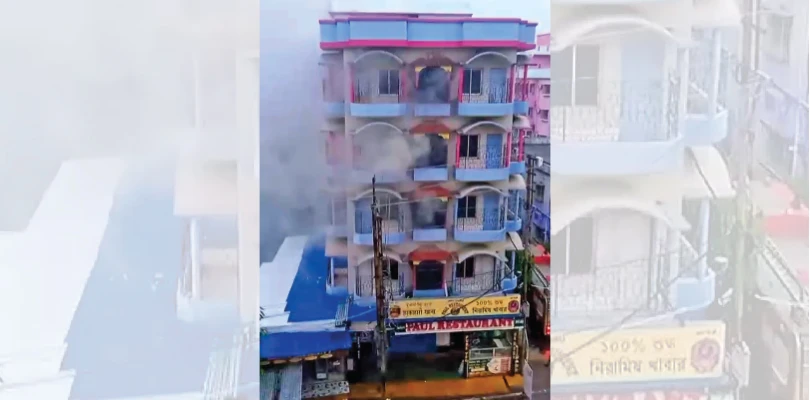 তারাপীঠের হোটেলে ভয়াবহ অগ্নিকাণ্ড, মৃত ৯, জখম বহু