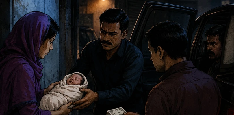 লক্ষ টাকার বিনিময় শিশু সংগ্রহের অভিযোগ, গ্রেপ্তার ৩