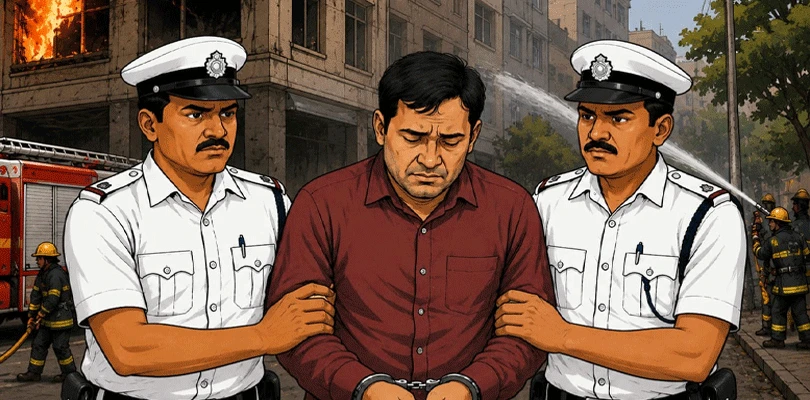 কলকাতার হোটেলে অগ্নিকাণ্ডের ঘটনায় গ্রেপ্তার লিজ হোল্ডার, জিজ্ঞাসাবাদ আরও ২ জনকে