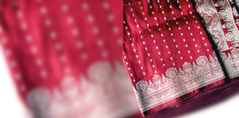 বেনারসিতে হাতের কাজ