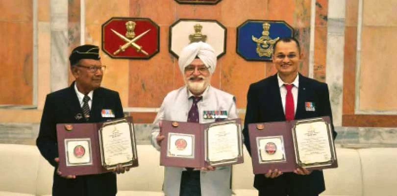 ‘যোদ্ধা সেবা সম্মান’ প্রাক্তন সেনাকর্মী অনুপ কুমার মাহাতোর