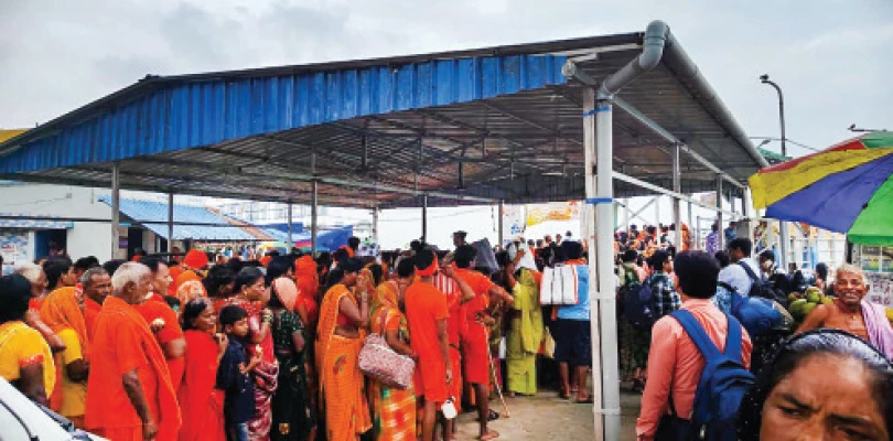 সাগরের কচুবেড়িয়া ভেসেল ঘাটে তৈরি করা হল যাত্রীশেড