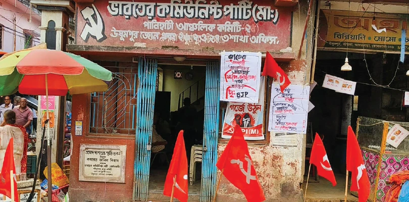 আগরপাড়ায় সিপিএমের পার্টি অফিসে হামলা বিজেপির, আক্রান্ত ৭, উত্তেজনা