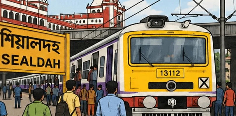 শিয়ালদহে ৭ ঘণ্টার ট্রাফিক ব্লক, রবিবার ৫ জোড়া লোকাল ট্রেন বাতিল, সংক্ষিপ্ত যাত্রাপথ