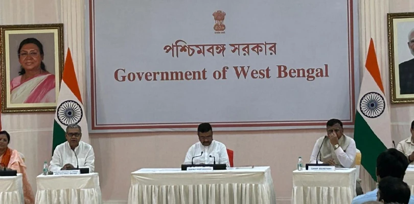 নবান্ন থেকে বক্তব্য রাখছেন মুখ্যমন্ত্রী শুভেন্দু অধিকারী