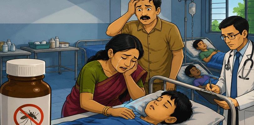 ম্যালেরিয়ার ওষুধেই মৃত্যু ৭ বছরের শিশুর! অসুস্থ একাধিক