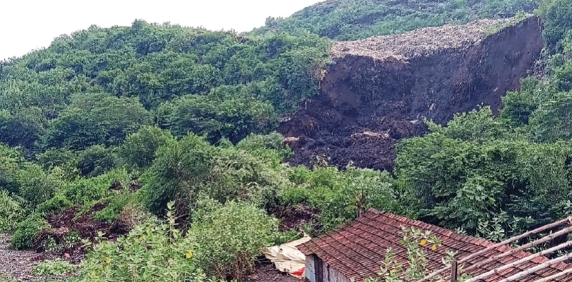 বেলগাছিয়া ভাগাড়ে ফের ধস
