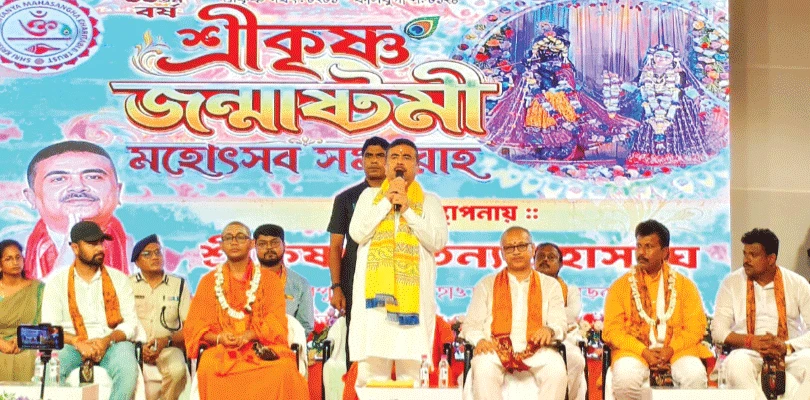 পাঁচলায় শ্রীকৃষ্ণ জন্মাষ্টমী উৎসবের সূচনা মুখ্যমন্ত্রীর