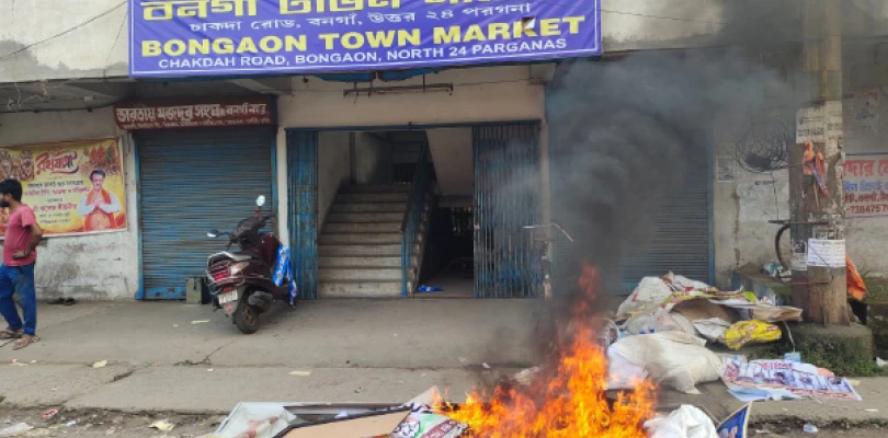 বনগাঁয় তৃণমূলের দলীয় কার্যালয়ে ভাঙচুর, চাঞ্চল্য