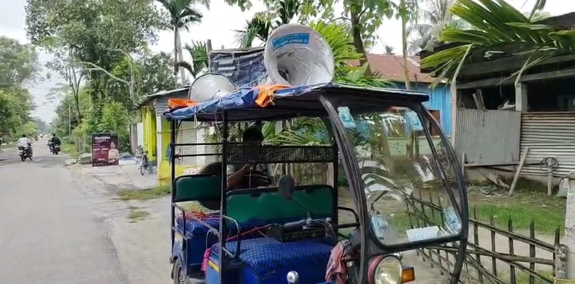 তিস্তায় জলস্ফীতির সম্ভাবনা , ময়নাগুড়ি ব্লক ও পুলিশ প্রশাসনের পক্ষ থেকে শুরু হল মাইকিং