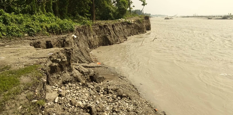 ‘মালদহে গঙ্গা ভাঙন শিল্প বাঁচিয়ে রেখেছিল বাম-তৃণমূল’