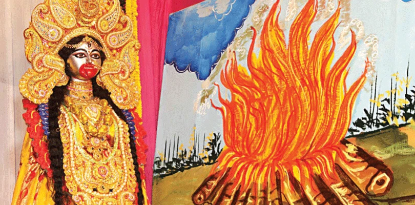 কৌশিকী অমাবস্যায় তমলুকে তারা তঠস্থ সেবাশক্তির পুজো ও যজ্ঞ ঘিরে উন্মাদনা