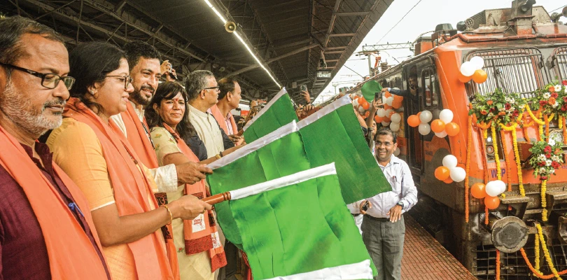 ১১০০ তীর্থযাত্রীকে নিয়ে সূচনা হল সোমনাথ যাত্রার