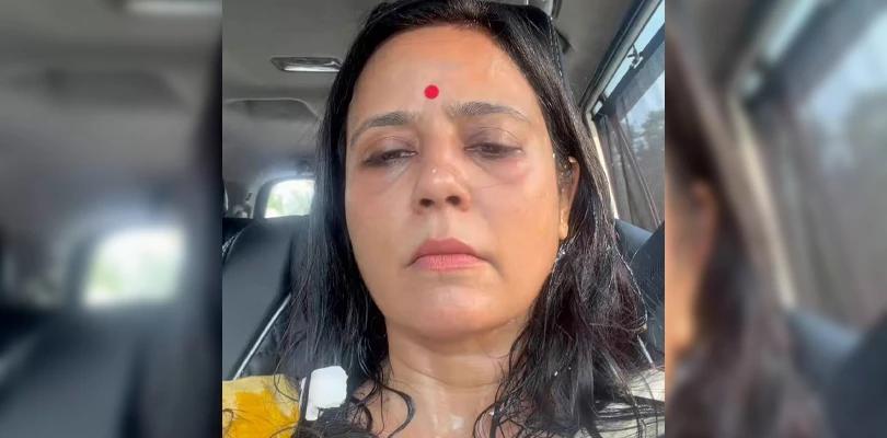 তেহট্টে মহুয়া মৈত্রকে ডিম ছোড়ায় থানায় অভিযোগ দায়ের