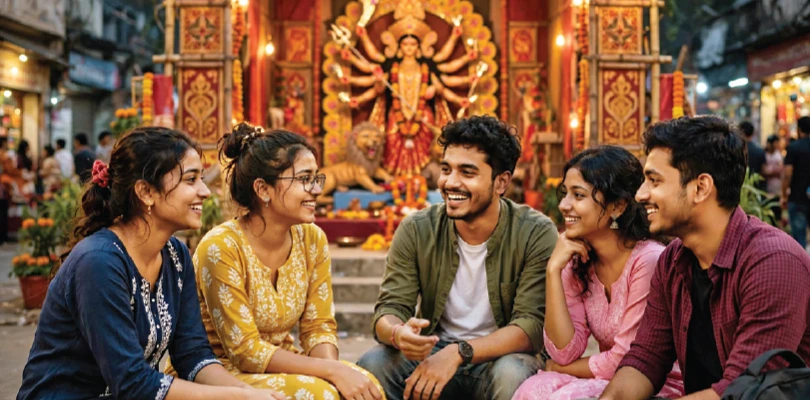 পুজোর ছুটিতে বেড়াতে যাওয়ার চেয়ে পাড়ায় থাকা ভালো