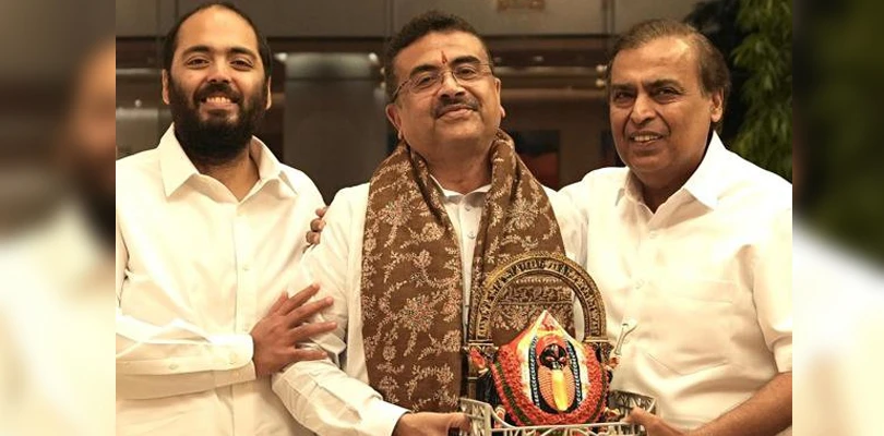 মুম্বইয়ের ‘অ্যান্টিলিয়া’য় মুখ্যমন্ত্রী, আম্বানির সঙ্গে বৈঠক,বাংলায় বড় বিনিয়োগের সম্ভাবনা