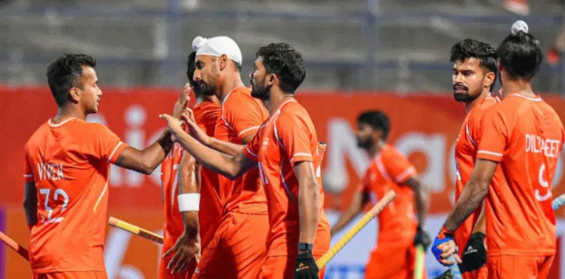 এশিয়ান গেমস: পুরুষদের হকিতে দক্ষিণ কোরিয়াকে ৮-২ গোলের ব্যবধানে হারাল ভারত